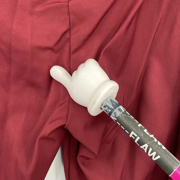 Theory Navalane Neoteric Skinny Pants Womens Size 10 Red Stretchy Ankle Length - Picture 8 of 13